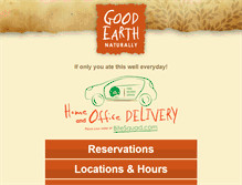 Tablet Screenshot of goodearthmn.com
